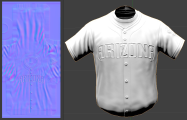 Jersey with the normal map only