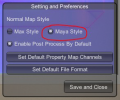 8. Maya style for normal maps